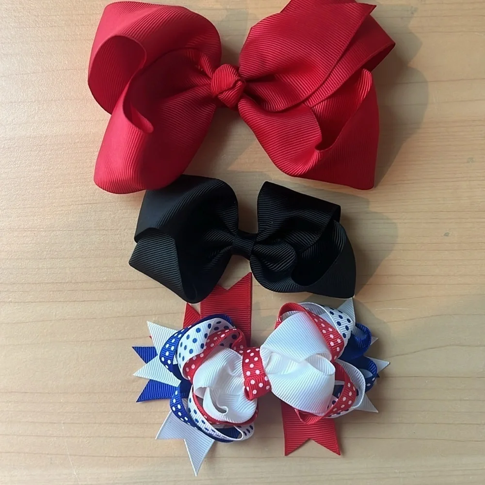 Girl’s Hair Bows Bundle Variety Lot